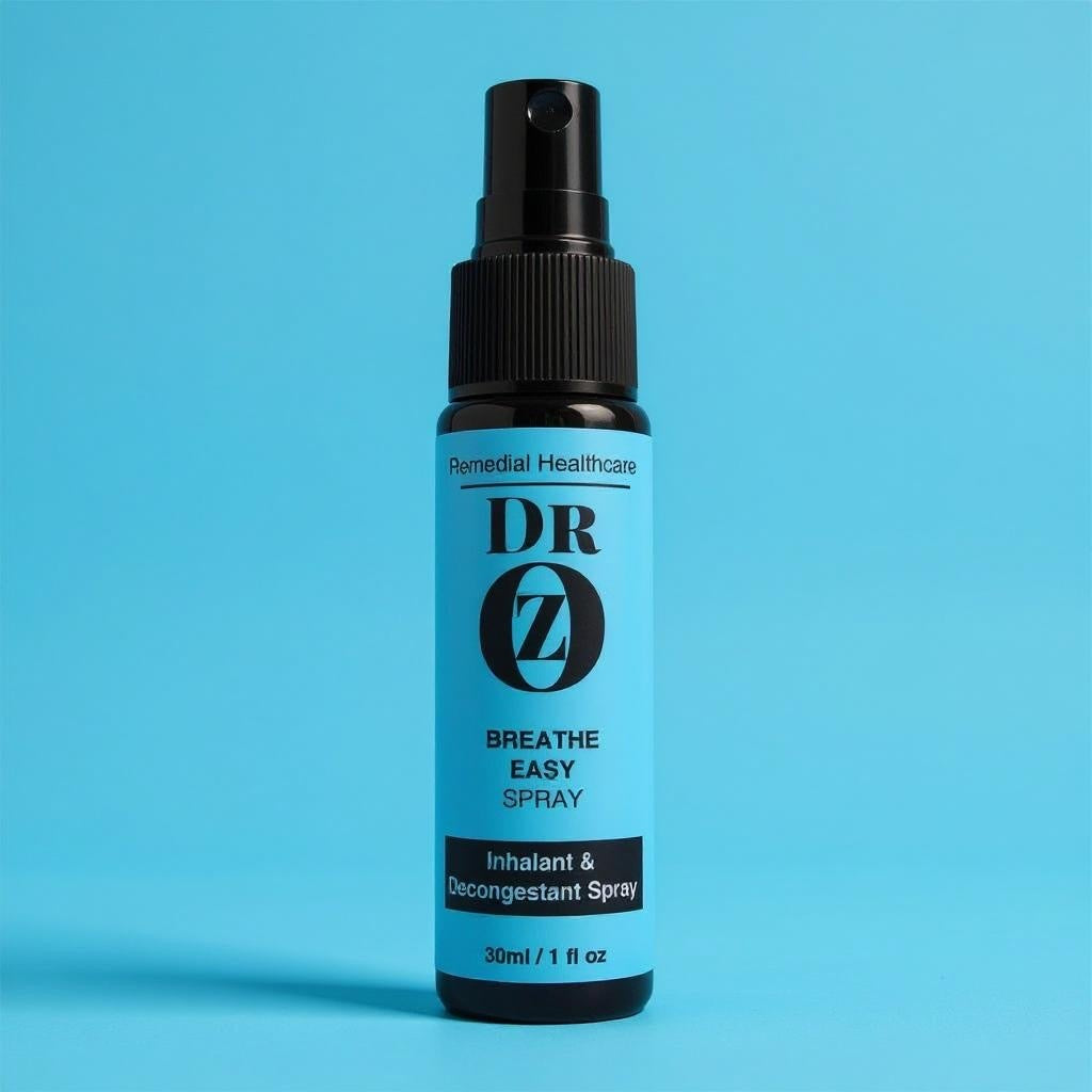 Dr Oz Breathe Easy Spray Inhalant and Decongestant