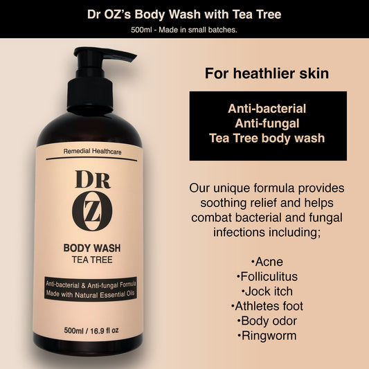 Dr Oz AntiBacterial Antifungal Body Wash with Tea Tree