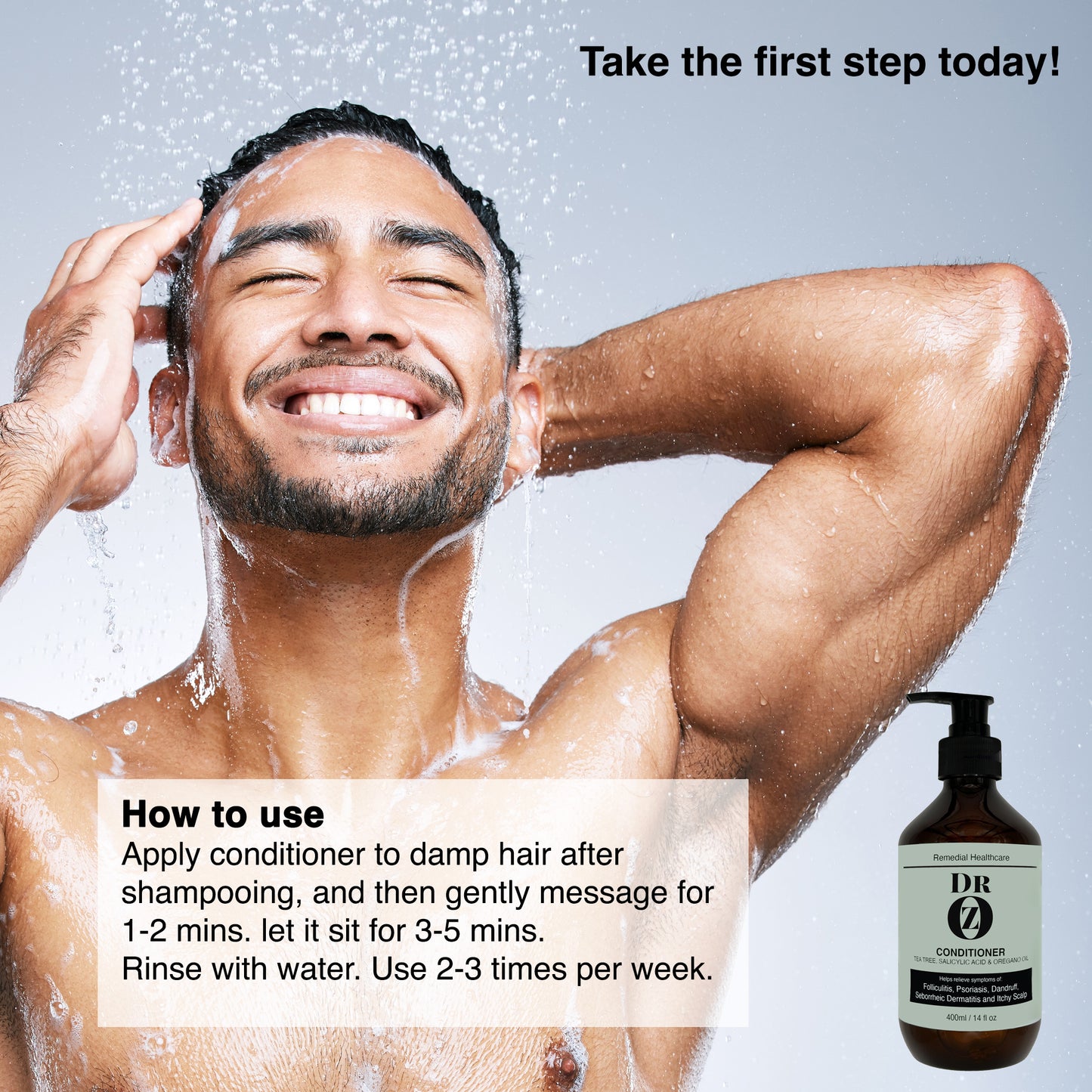 Dr Oz Conditioner with Tea Tree, Salicylic Acid and Oregano Oil.